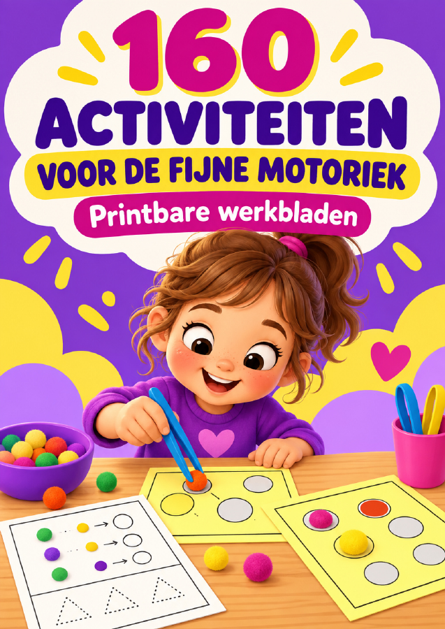 Omslag: 160 activiteiten voor de fijne motoriek